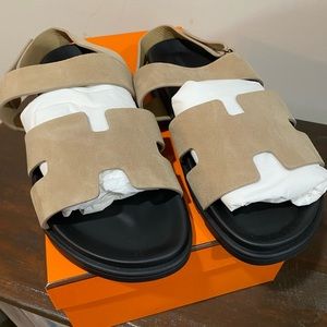Hermes Suede Sandals